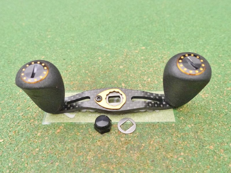 Photo2: Abu Garcia Original Carbon Handle 80mm  [5142] (2)