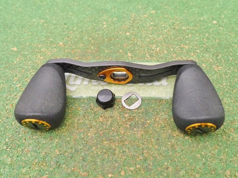 Photo1: Abu Garcia Original Carbon Handle 80mm  [5142] (1)
