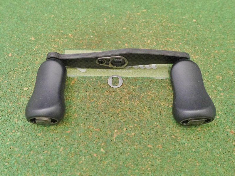 Photo1: Abu Garcia Original Carbon Handle 95mm  [5222] (1)