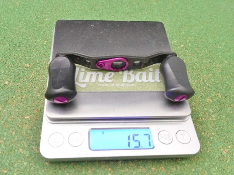 Photo5: KTF Daiwa Offset Carbon Handle 80mm [5283] (5)