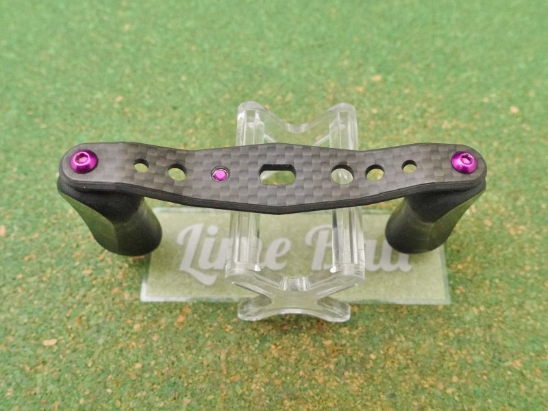 Photo4: KTF Daiwa Offset Carbon Handle 80mm [5283] (4)