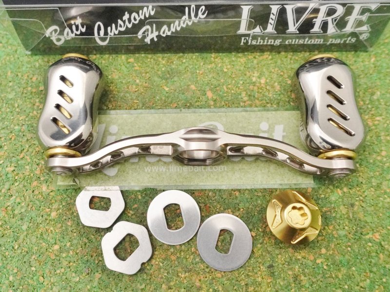 Photo2: Livre Shimano Feather 85 Handle [5444] (2)