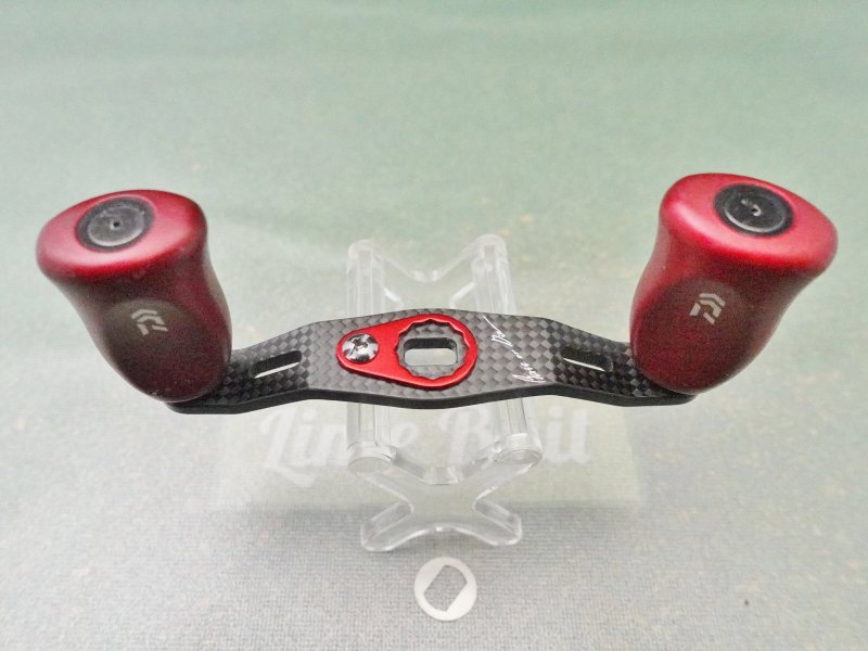 Photo1: Daiwa T.N. Limited Carbon Handle 80mm [5476] (1)