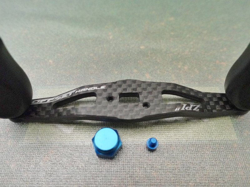 Photo4: ZPI Daiwa/Abu Offset Carbon Handle 92mm [5493] (4)