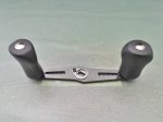 Photo1: No Brand Daiwa Carbon Handle 100mm [5496] (1)