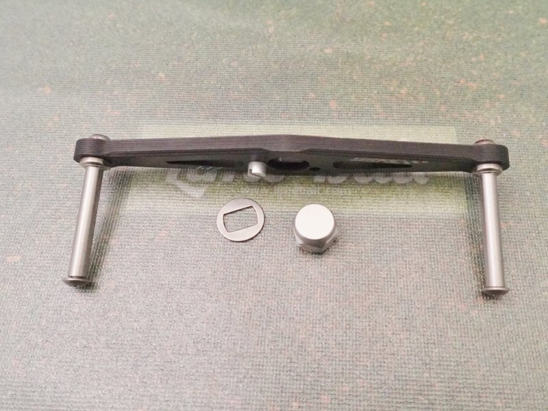 Photo2: ZPI Daiwa 92mm  Carbon Handle [5549] (2)