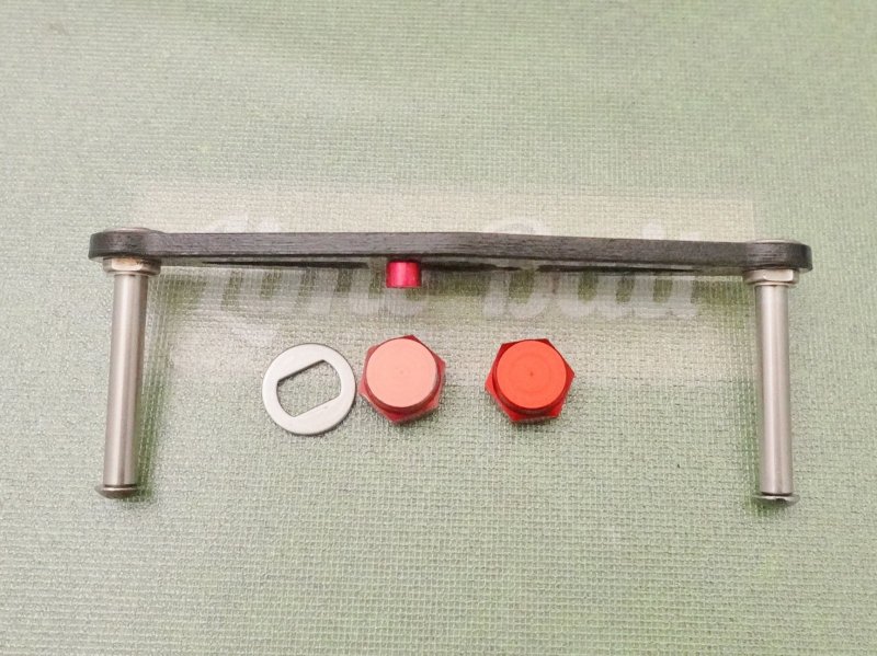 Photo2: ZPI Daiwa Carbon Handle 80mm [5612] (2)