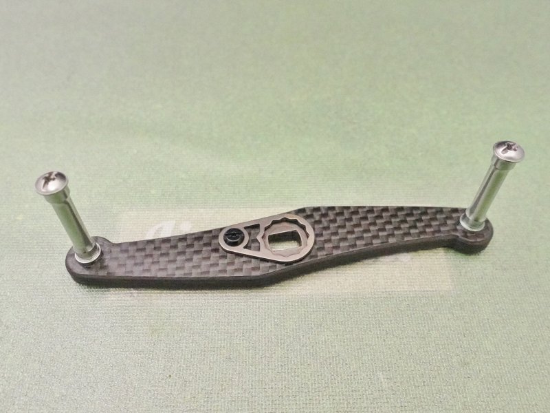 Photo1: Abu Garcia Original Carbon Handle 95mm [5670] (1)