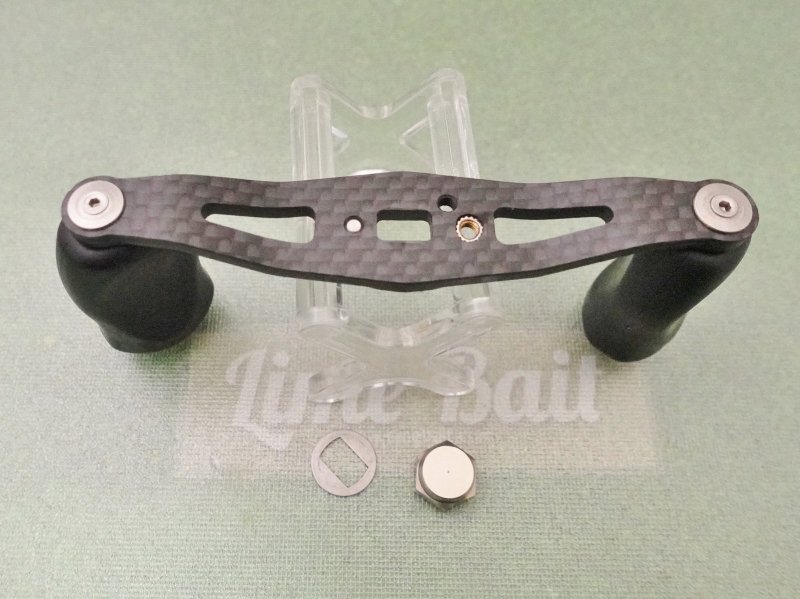 Photo4: ZPI Daiwa Offset  Carbon Handle 86mm [5705] (4)