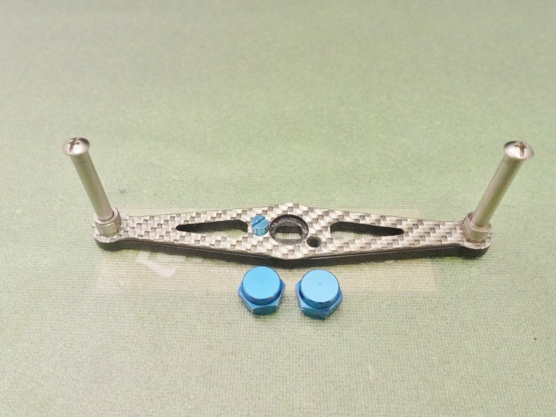 Photo1: ZPI Shimano Carbon Handle 92mm [5818] (1)