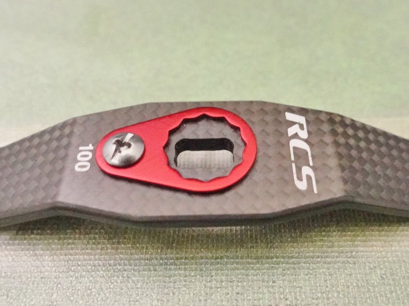 Photo2: Daiwa RCS Carbon Handle Handle 100mm [5898] (2)