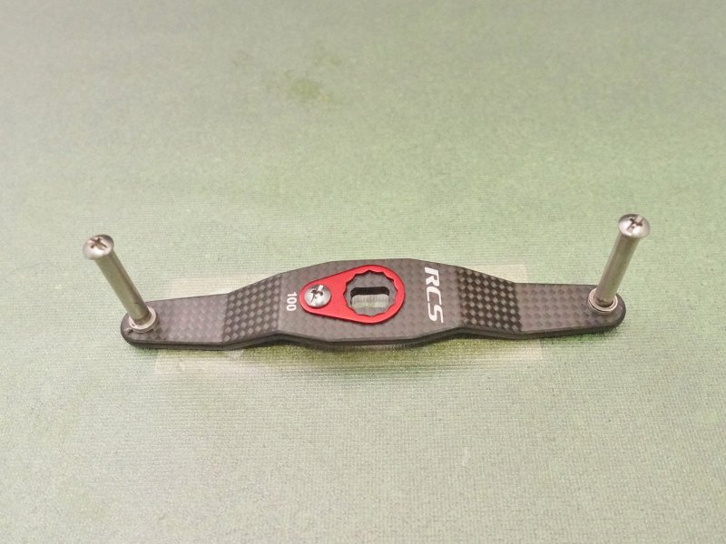 Photo1: Daiwa RCS Carbon Handle Handle 100mm [5898] (1)