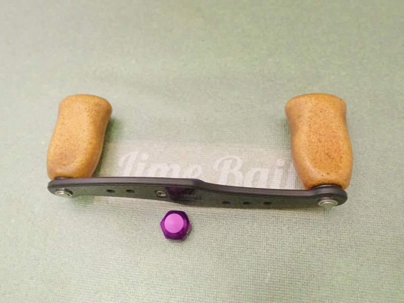 Photo3: Daiwa Original Carbon Handle 90mm [5922] (3)