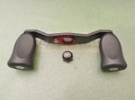 Photo2: Daiwa Original Carbon Handle 80mm [5945] (2)
