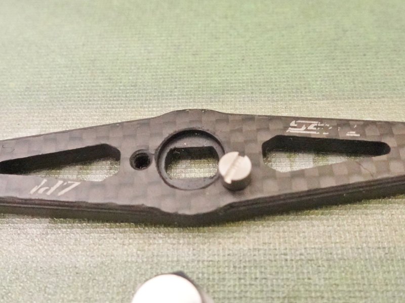 Photo2: ZPI Daiwa Carbon Handle 92mm  [5953] (2)