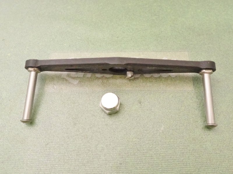 Photo3: ZPI Daiwa Carbon Handle 92mm  [5953] (3)