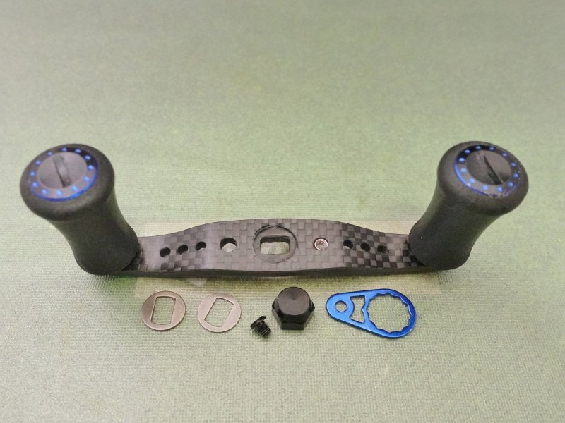 Photo1: Abu Garcia Original Carbon Handle 90mm [6072] (1)